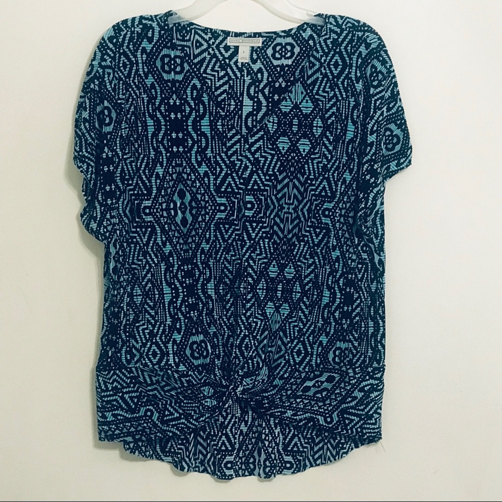 Dana Buchman high low Blouse large